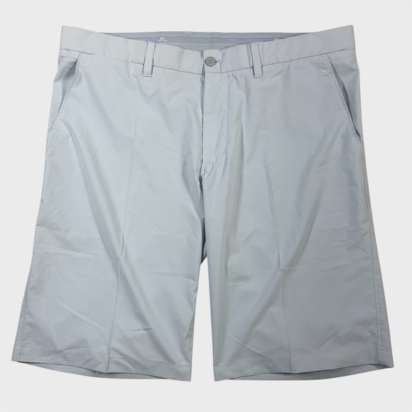 J lindeberg Somle Golf Shorts Mens 38 Blue Regular Fit Stretch Performance - Picture 1 of 9